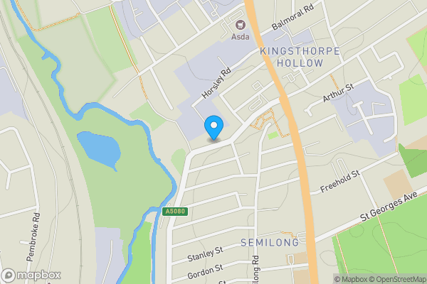 Map location for 154 St. Andrews Road, Semilong, Northampton, Northamptonshire, NN2 6HL