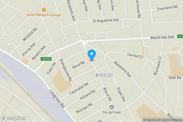 Map location for Flat 7, 23-25 Biscot Road, Luton, Bedfordshire, LU3 1AH