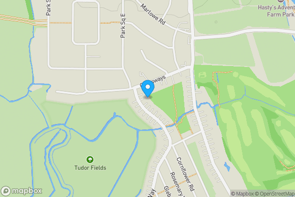 Map location for 13 Meadow Way, Jaywick, Clacton-on-Sea, Essex, CO15 2SG