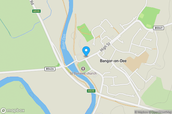 Map location for Royal Oak, High Street, Bangor-On-Dee, Wrexham, Wrexham, LL13 0BU