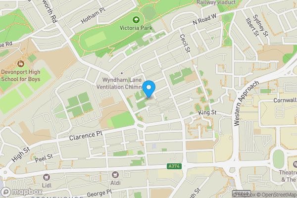 Map location for 15 Francis Street, Plymouth, Devon PL1 5JZ