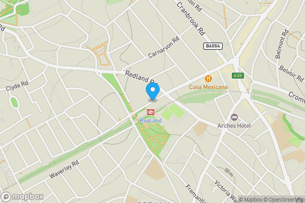 Map location for South Road, Redland, Bristol, BS6 6QP