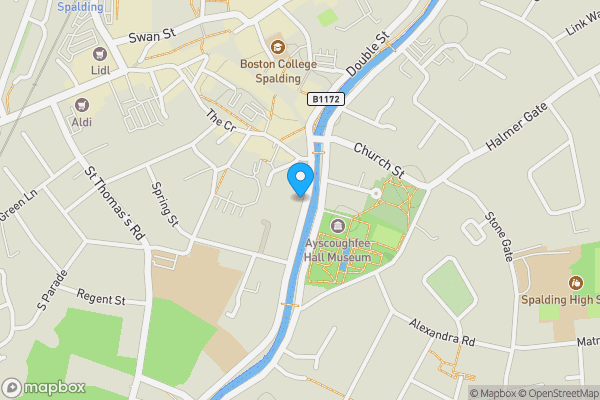 Map location for 12 London Road, Spalding, PE11 2TA