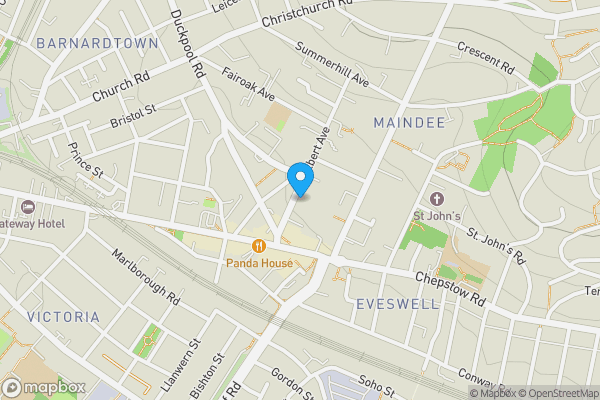 Map location for Albert Avenue, Newport, Gwent, NP19 8FF