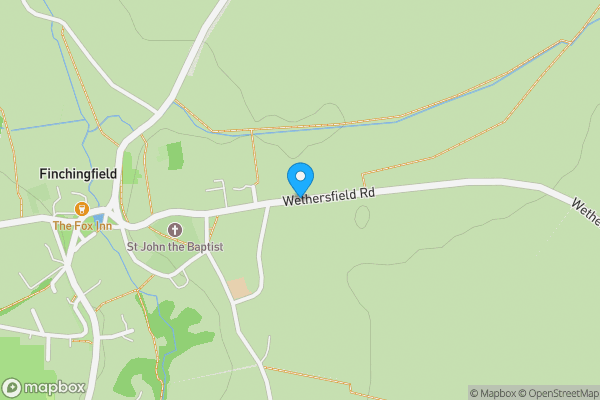 Map location for Wethersfield Road, Finchingfield, Braintree, CM7 4NS