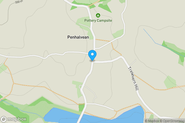 Map location for Land Adjacent Penhalurick Farm, Penhalvean, Redruth, Cornwall, TR16 6TG