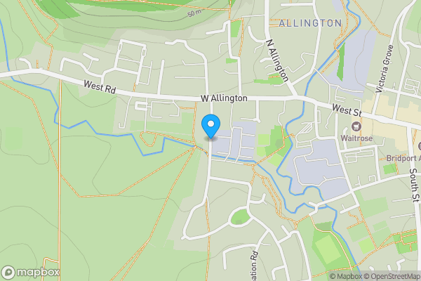 Map location for Lot B Magdalen Lane Bridport, Dorset, DT6