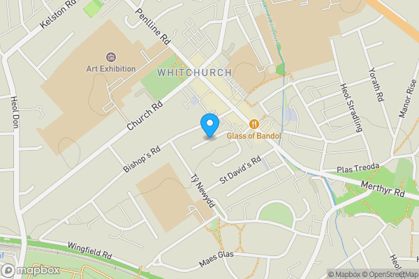 Map location for Blandon Way, Cardiff, CF14 1EH