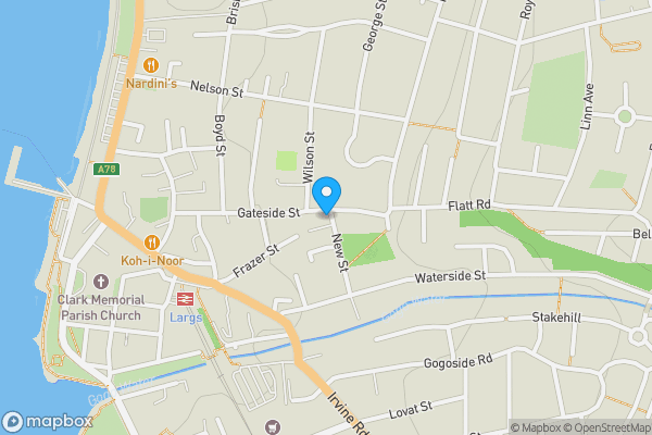 Map location for 27 New St, Turn Key Commercial Investment, Largs, KA30 9LL