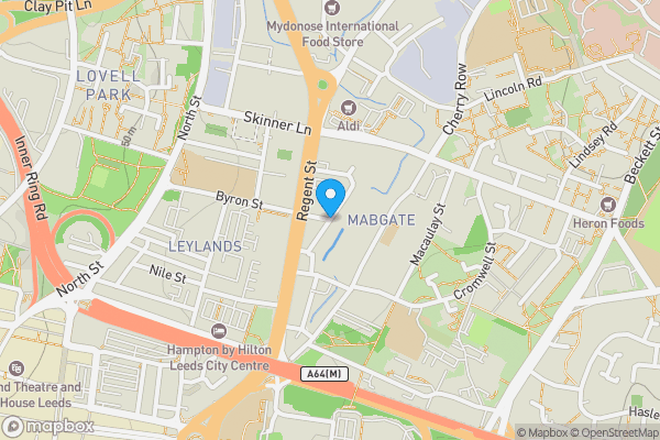 Map location for Millwright Street, LEEDS, West Yorkshire, LS2 7QP