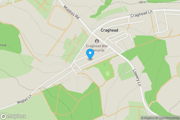 Map location for 31 Wylam Street, Stanley, County Durham, DH9 6ER