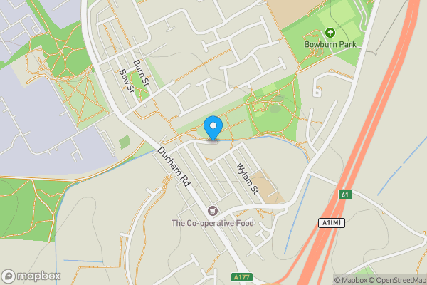 Map location for Charlesworth Close, Durham, County Durham, DH6 5DG