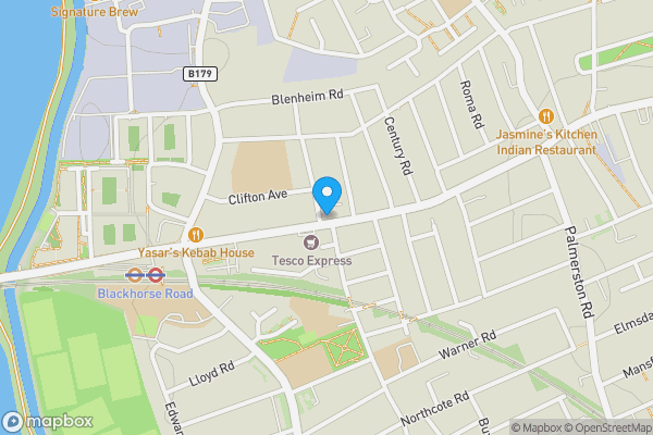 Map location for 151 Forest Road, London, E17 6HE