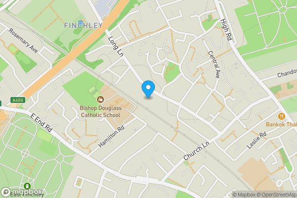 Map location for 370B Long Lane, London, N2 8JX
