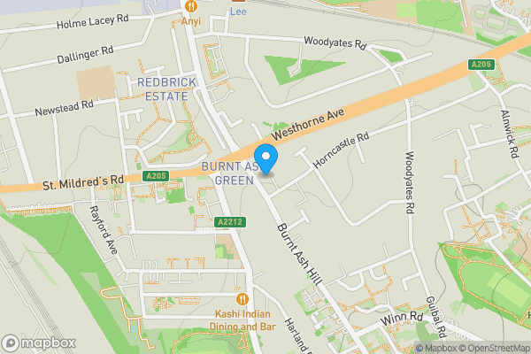 Map location for 79 Burnt Ash Hill, Lee, SE12 0AQ