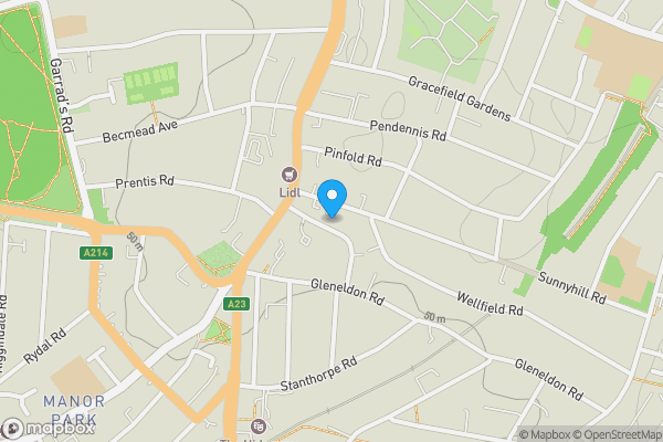 Map location for Flat 1, 29 Shrubbery Road, Streatham, London, SW16 2AS