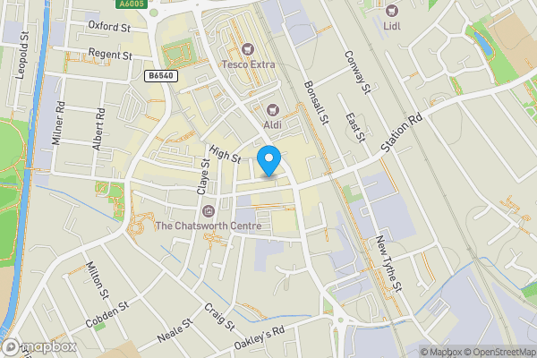Map location for The Factory Nightclub, Clifford Street, Long Eaton, Nottingham, NG10 1ED