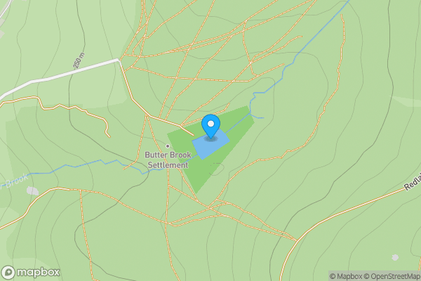 Map location for Butterbrook Reservoir , Harford , Ivybridge, PL21 0JQ