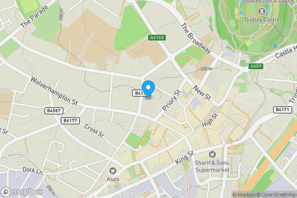 Map location for 110 Metropolitan Lofts, Parsons Street, Dudley, DY1 1JE