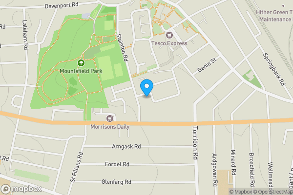 Map location for 4A The Woodlands, London, SE13 6TY