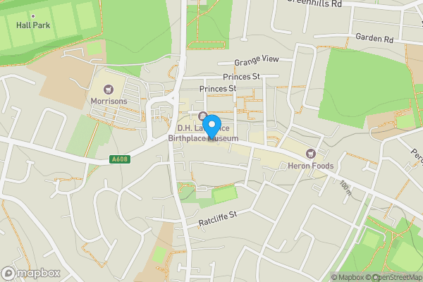 Map location for 50 Nottingham Road, Eastwood, Nottingham NG16 3NQ