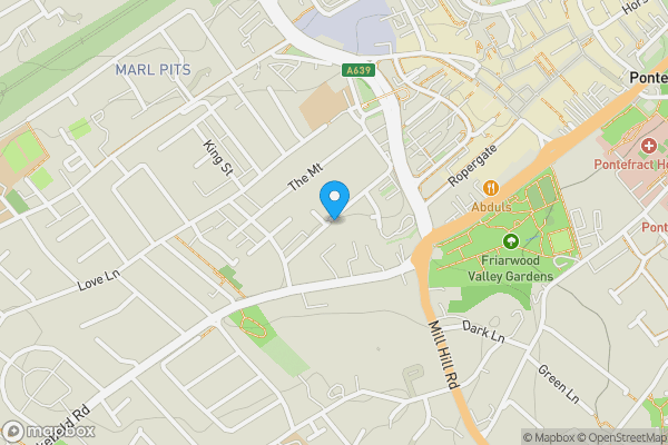 Map location for 9 Tanshelf Drive, Pontefract, WF8 4DH