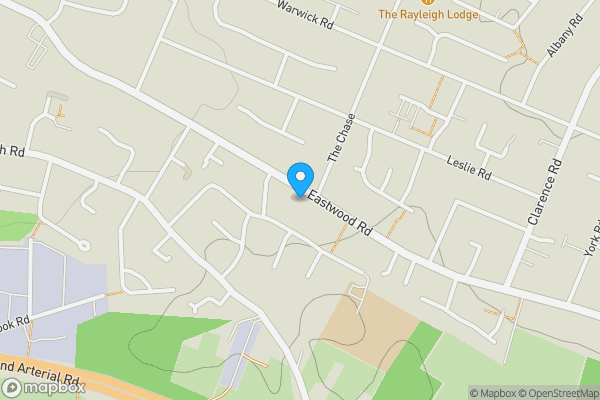 Map location for 190 Eastwood Road, Rayleigh, Essex, SS6 7LY