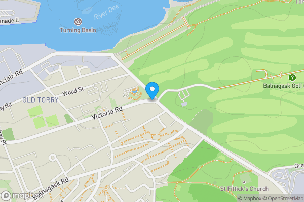 Map location for 50-52 Victoria Road, Aberdeen, AB11 9DR