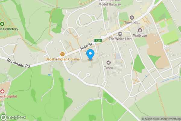 Map location for Woodbury Lane, Tenterden, Kent, TN30 6JH
