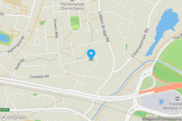 Map location for 40 Eastwood Road, Woodley, Reading, Berkshire, RG5 3PY