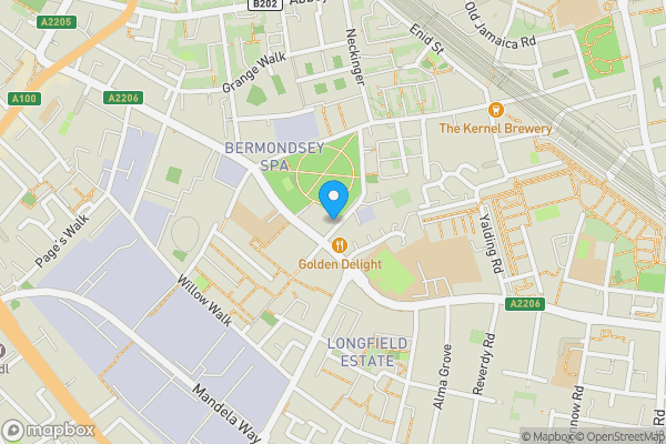 Map location for Flat 33 Artesian House, 96 Alscot Road, Bermondsey, London, SE1 3GG