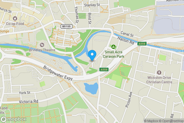 Map location for Land and Buildings On the South Side of Wilding Avenue Runcorn WA7 5SS