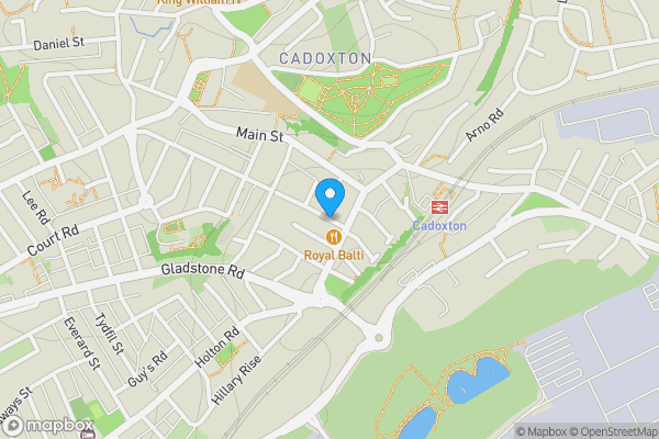 Map location for Harvey Street, BARRY, South Glamorgan, CF63 2HZ