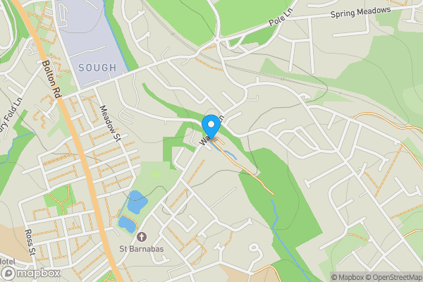 Map location for Clough Street, Darwen, Lancashire, BB3 2ER