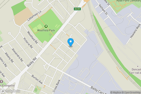 Map location for 57 Carr View Avenue, Balby, Doncaster, South Yorkshire, DN4 8AX