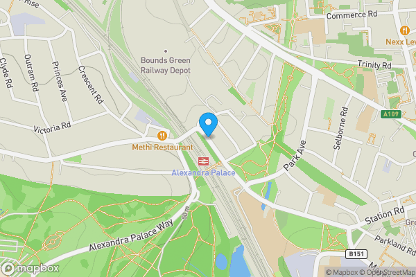 Map location for 5A & B Buckingham Road, Wood Green, London, N22 7SR