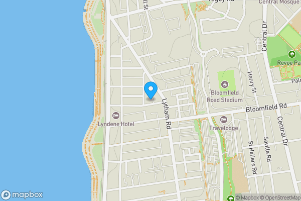 Map location for 28 Wellington Road, Blackpool, FY1 6AR