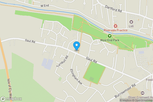 Map location for 95, Gaul Road, MARCH, Cambridgeshire, PE15 9RH