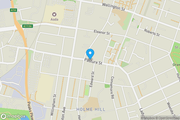 Map location for Retail Premises, Pasture Street, Grimsby, South Humberside, DN32 9EP