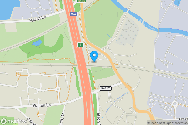 Map location for Land at Lichfield Road, Water Orton, Birmingham, West Midlands B46 1NU