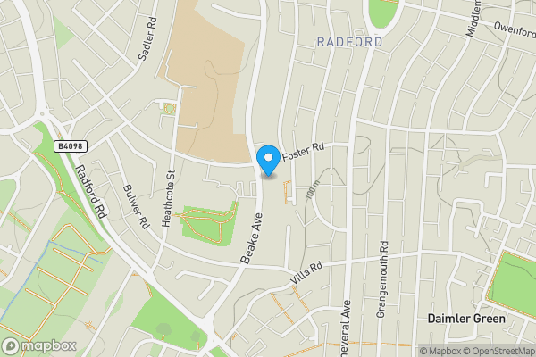 Map location for 88 Beake Avenue, Coventry, CV6 3AR