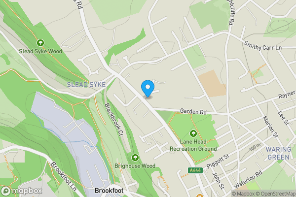 Map location for 60 Halifax Road Brighouse HD6 2EP
