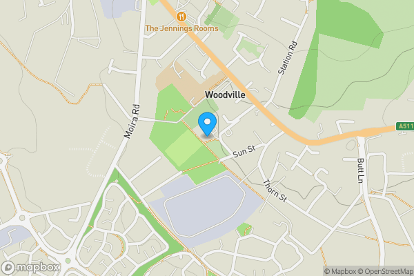 Map location for 9 Small Thorn Place, Woodville, Swadlincote DE11 7EJ