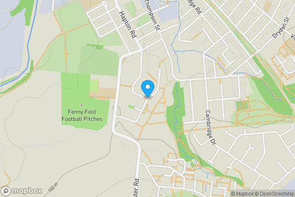 Map location for Coronation Avenue, Padiham, Lancashire, BB12 7BT