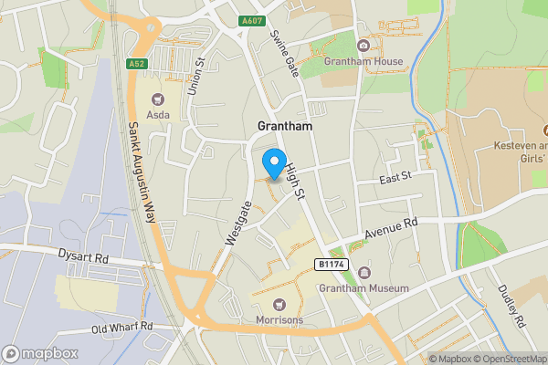 Map location for The George Shopping Centre High Street Grantham Lincolnshire NG31 6LH