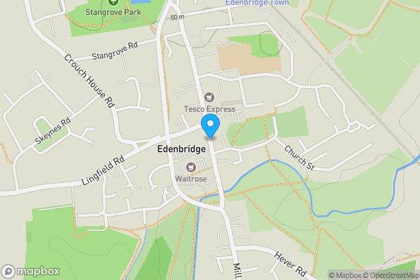 Map location for 36 Roman Court High Street, Edenbridge, Kent, TN8 5LW