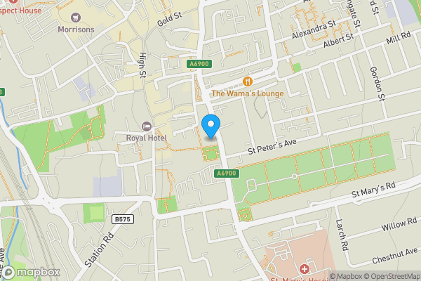 Map location for Former Police Station, Social Club and Magistrates Court, Kettering, Northampton, NN15 7QP