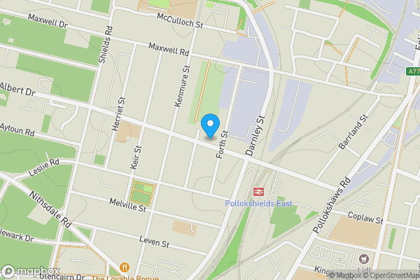 Map location for 160 Albert Drive, Flat 1-1, Pollokshields, Glasgow, G41 2NG