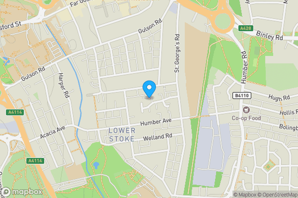 Map location for 61 Firedrake Croft, Coventry, West Midlands, CV1 2DR