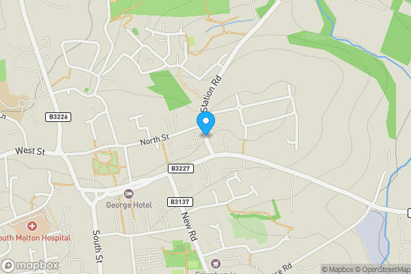 Map location for Tinto House, Station Road, South Molton, Devon, EX36 3LL